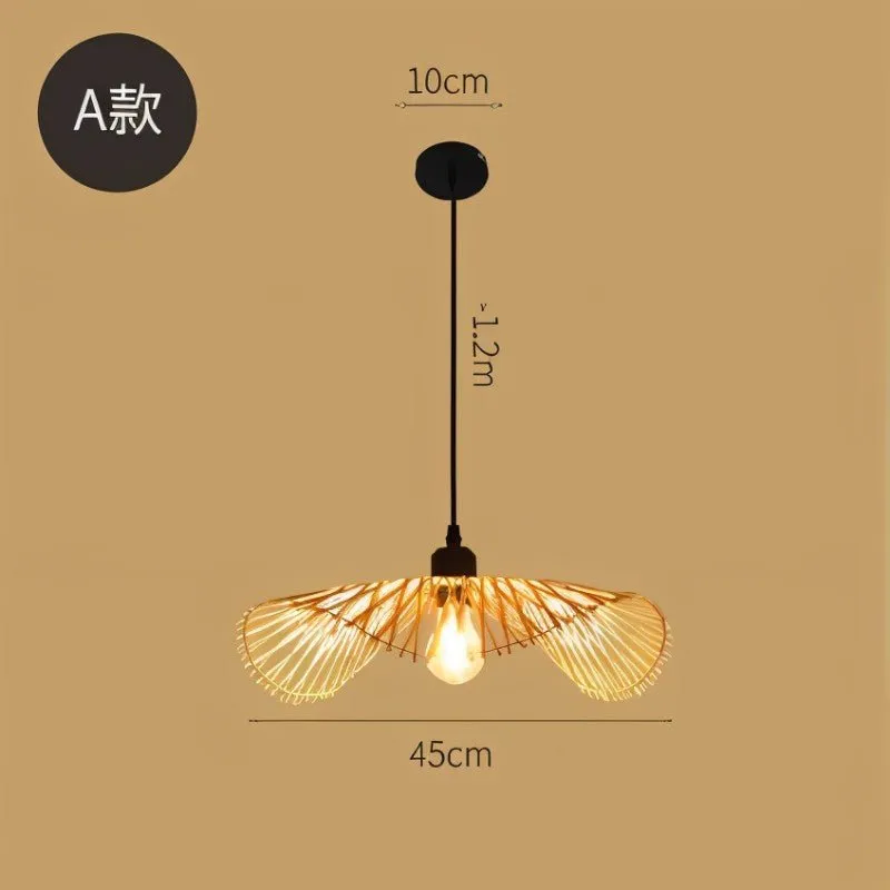 Bamboo Chandelier Rattan Lamp